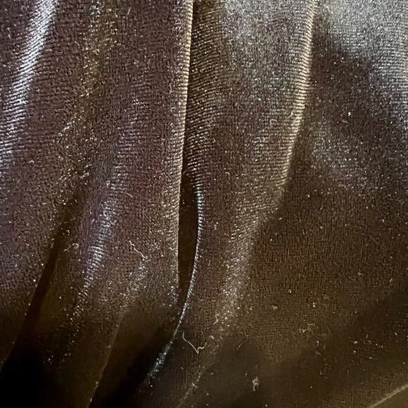 ALEXIA ADMOR Women's Plush Velvet Drape Mini Dress 1X (14-16) NWT Plus S - Picture 4 of 7